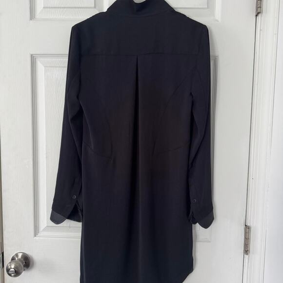 Rag & Bone black high-low button-down collared dress shirt size XS - Picture 4 of 4